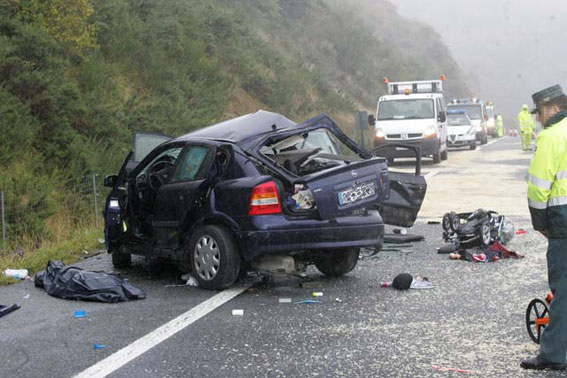 Ocho accidentes mortales y nueve fallecidos en las carreteras