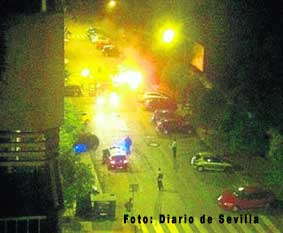 Incendiados dos taxis en Sevilla