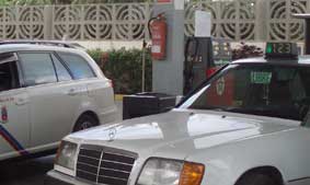 Los taxis de Telde e Ingenio protestan contra el Cabildo