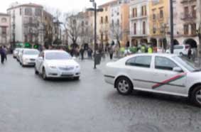 Los ciudadanos apoyan el regreso de los taxis a la Plaza Mayor de Plasencia