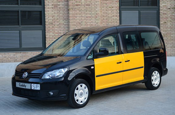 Caddy Maxi 7 plazas, nuevo taxi de Barcelona
