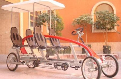 Se presenta en Irán el taxi-bicicleta