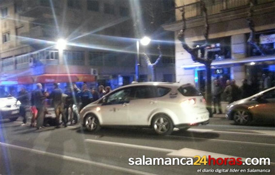 Un joven es atropellado por un taxi en Salamanca