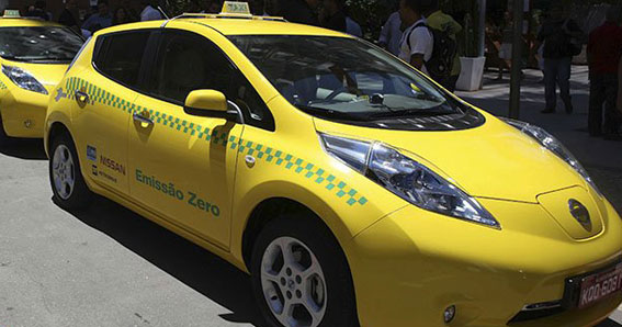 Río de Janeiro recibirá el Mundial con taxis eléctricos