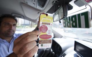 Los taxis de Málaga contra la violencia de género