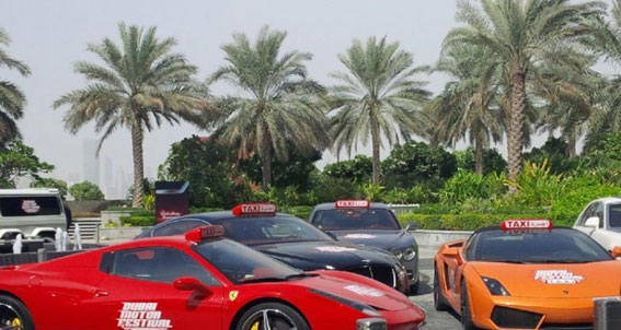 El lujo de Dubai llega a los taxis