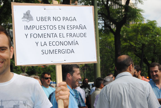 Desconvocada la protesta contra Uber en Sevilla