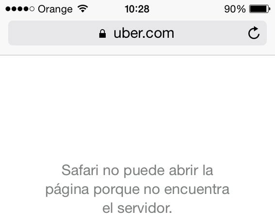 Sin servicio la web de Uber en España por orden judicial