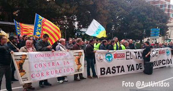 Manifestación en Valencia contra la corrupción