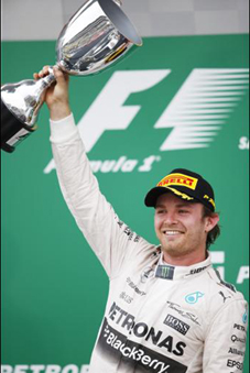 Brasil contempla el renacer de Rosberg