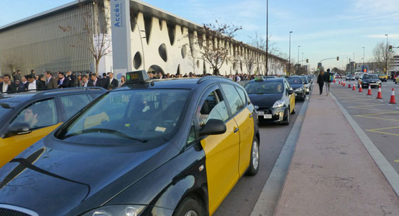 Pedir taxi a través de app se dispara en la MWC