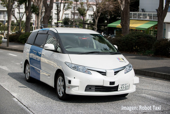 Taxis sin conductor para Tokio 2020