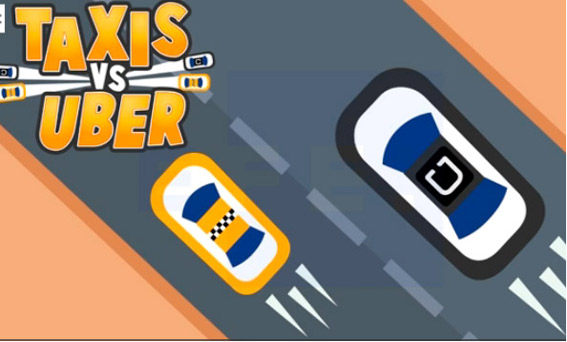 Crean un videojuego fruto del conflicto entre el taxi y Uber