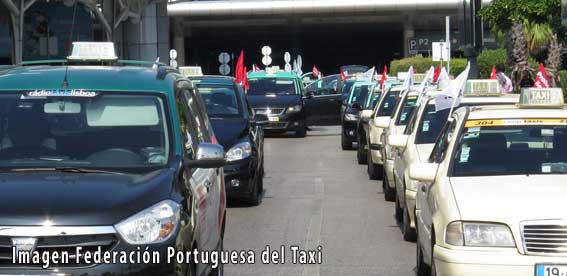 El taxi portugués volverá a manifestarse el 17-O
