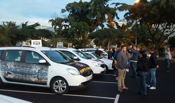 Taxistas de Santa Cruz se manifiestan mañana contra el Ayuntamiento