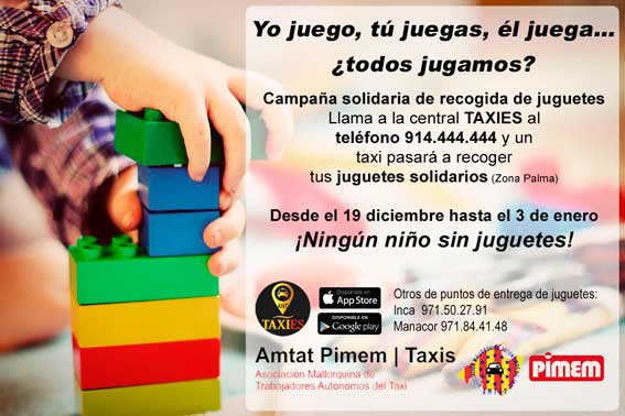 Campaña solidaria de recogida de juguetes en Palma