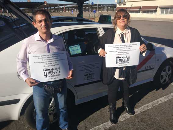 Taxistas de Madrid impulsan la campaña “Muévete con responsabilidad”