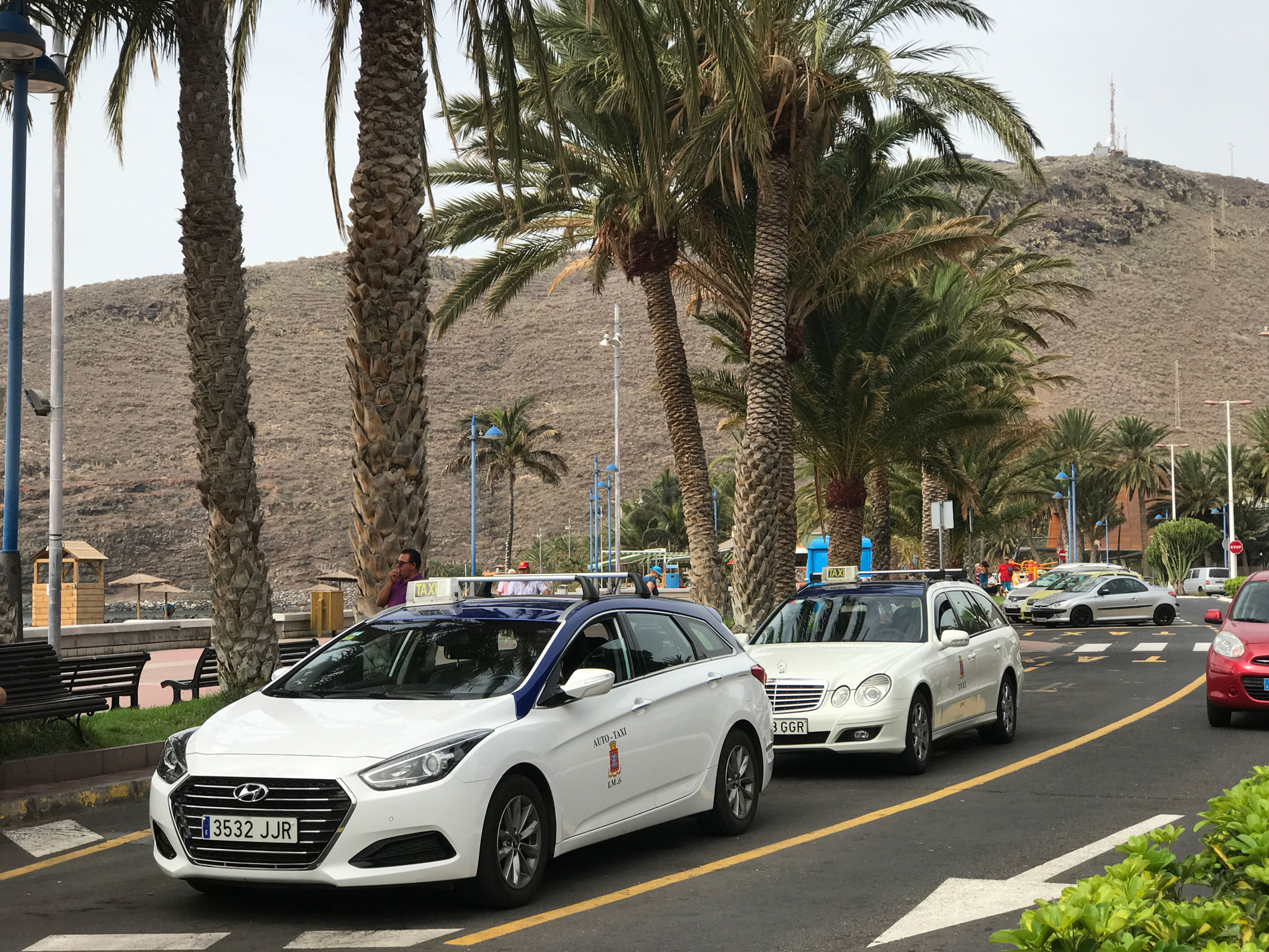 Rutas turísticas para los taxis de la capital de la Gomera