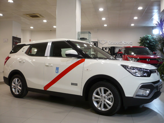 El SsangYong XLV GLP, homologado para taxi en Madrid