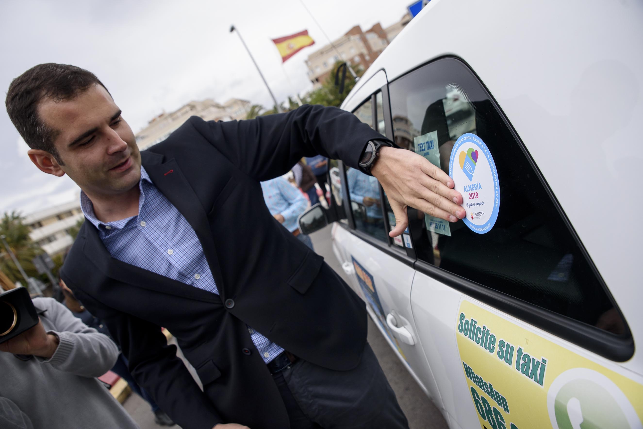 El taxi, embajador de la candidatura de Almería 2019
