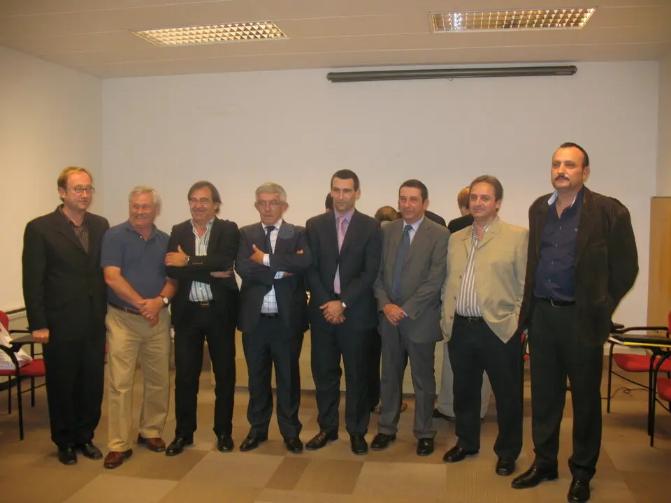 En septiembre de 2009, en Barcelona, con el equipo fundador de ARTE