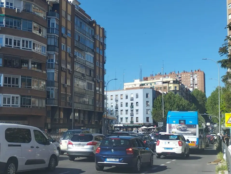 Así estaba Santa María de la Cabeza, en Madrid, durante las horas centrales del 28 de abril