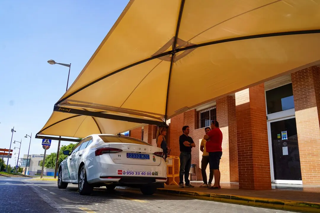 Nueva zona de sombra en El Ejido, Almería. Imagen Ayuntamiento El Ejido