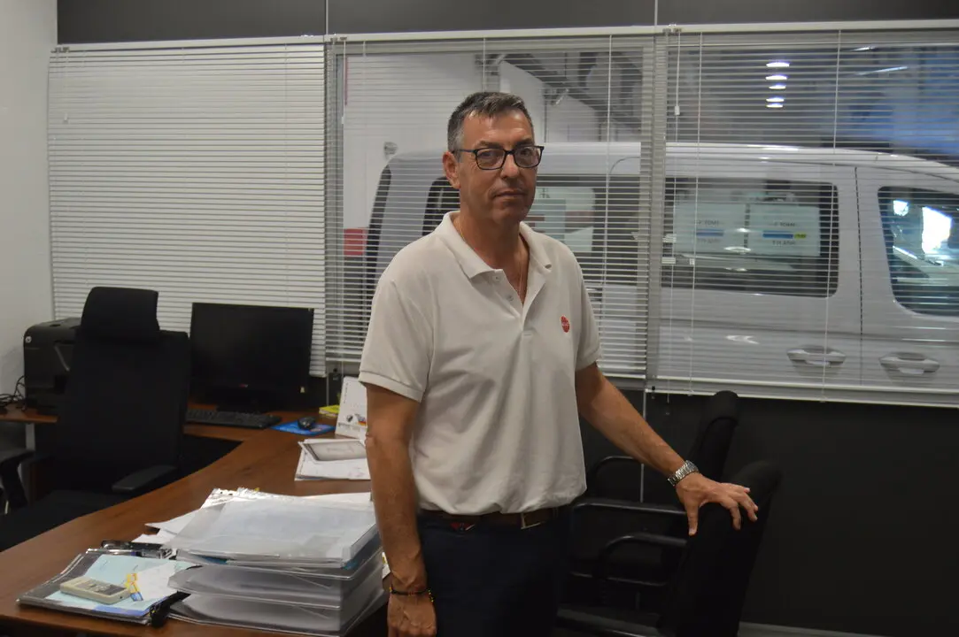 Francisco Cibreiro, delegado de Taxímetros de SCAT