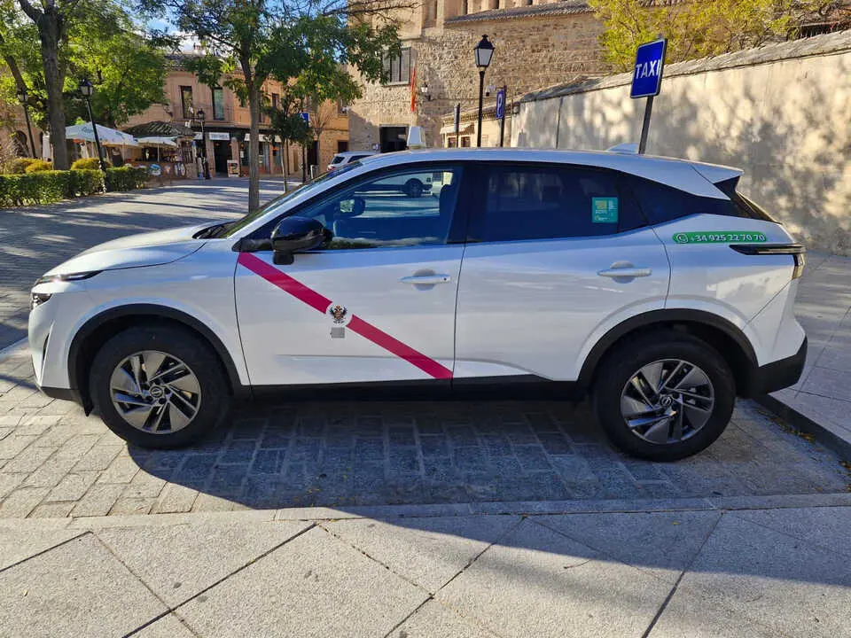 Imagen de un taxi de Toledo