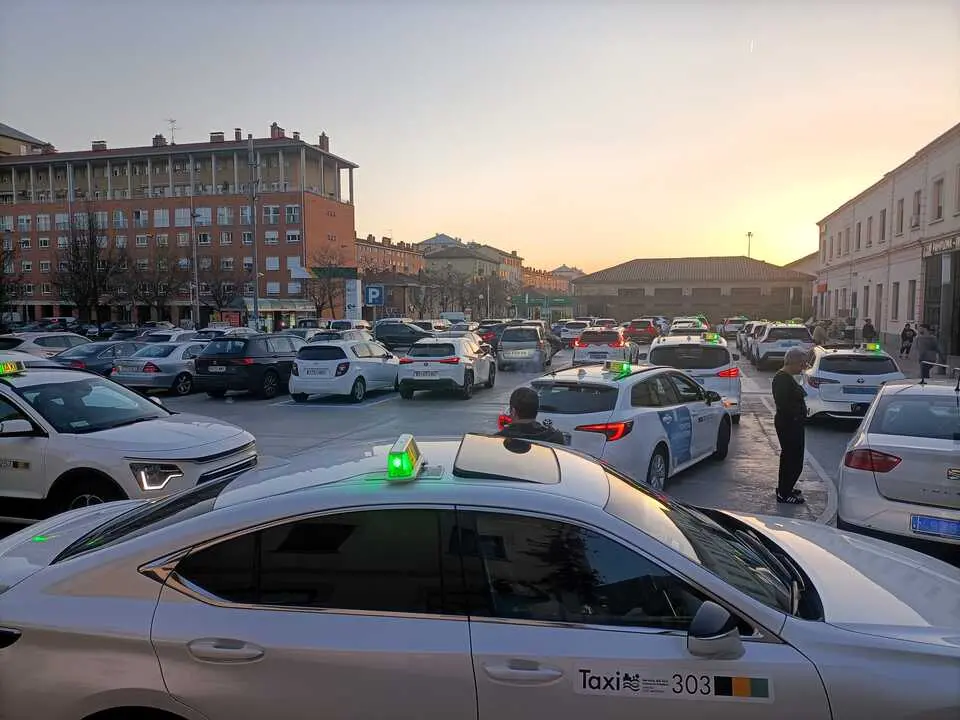 Taxi de Pamplona. Imagen: C&eacute;sar M&eacute;ndez