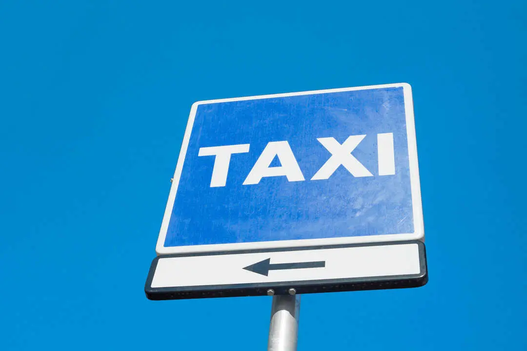 Se&ntilde;al de taxi Depositphotos