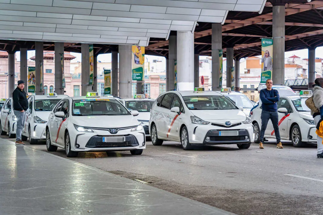 Zona de espera de taxis