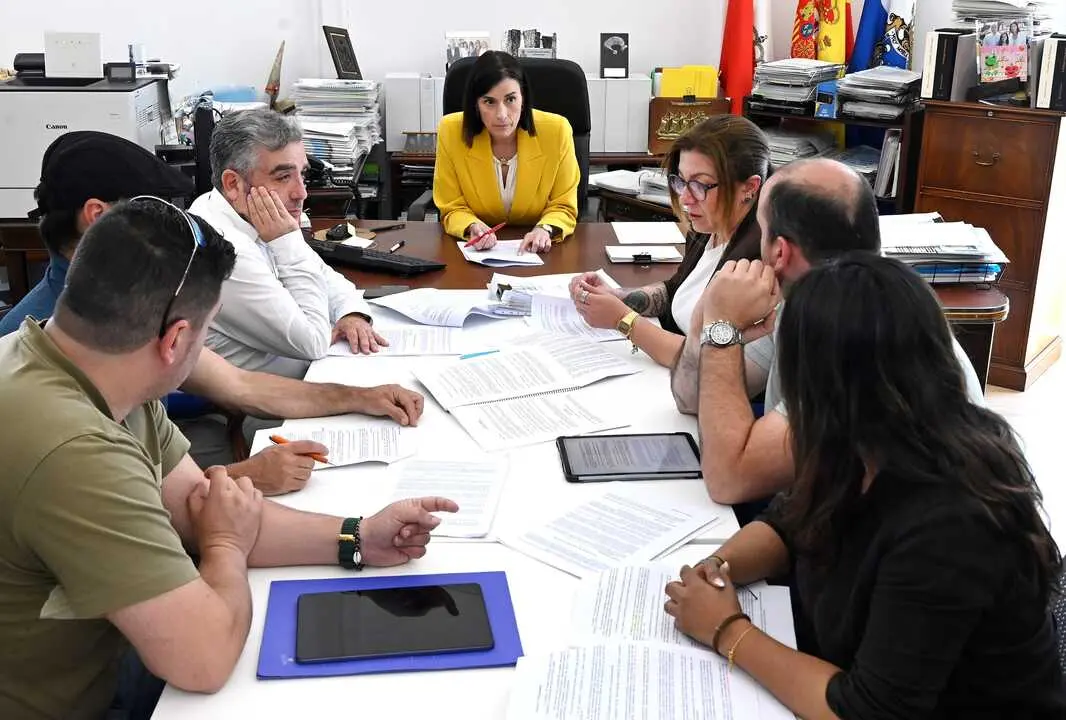Grupo de trabajo del taxi. Imagen: Ayuntamiento de Santander
