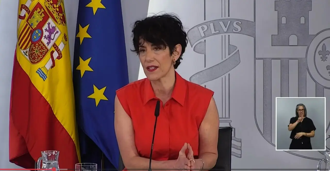 Elma Saiz, ministra de Inclusi&oacute;n, Seguridad Social y Migraciones y portavoz del Gobierno