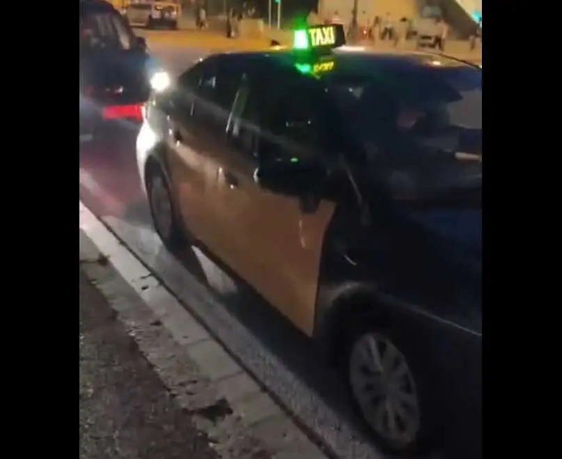 Captura del video de denuncia del usuario.