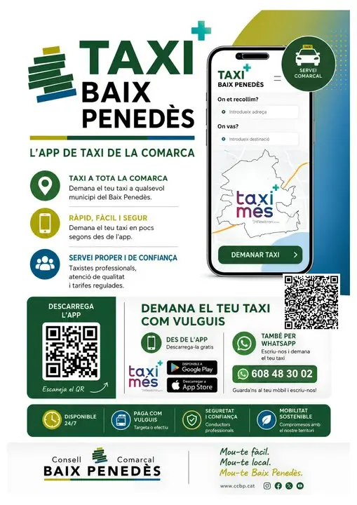 Nueva &Aacute;rea &Uacute;nica &Aacute;rea &Uacute;nica del Taxi del Baix Pened&egrave;s