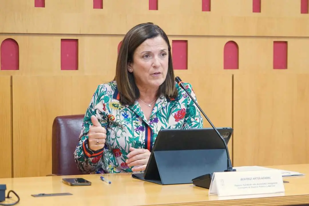 Beatriz Artolazabal, teniente de alcaldesa y concejala de Espacio P&uacute;blico y Barrios