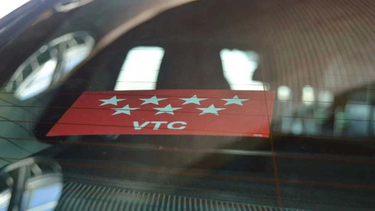 Distintivo VTC de la Comunidad de Madrid