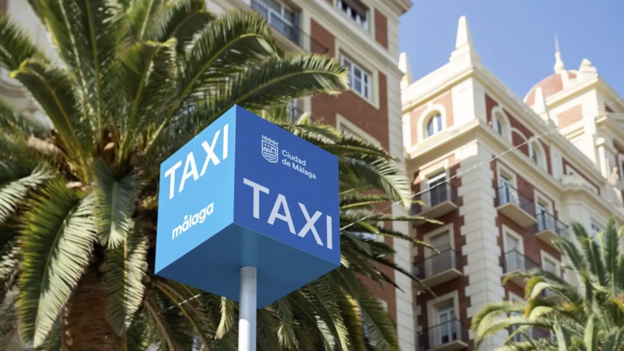 Parada de taxi de Málaga