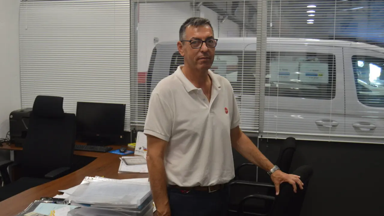 Francisco Cibreiro, delegado de Taxímetros de SCAT