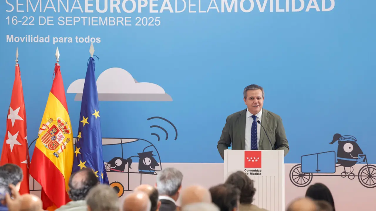 Jorge Rodrigo, consejero de Transportes de la Comunidad de Madrid. Imagen: Comunidad de Madrid
