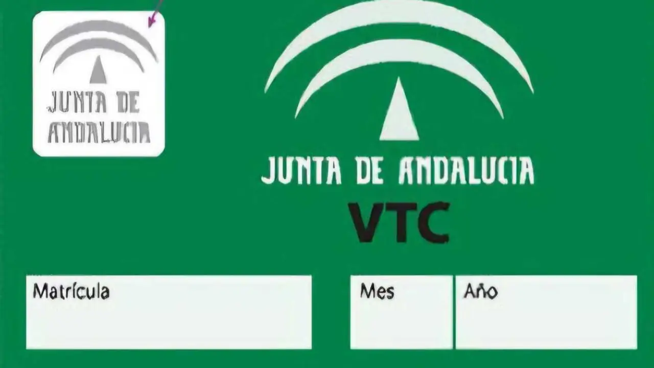 Distintivo VTC Andalucía