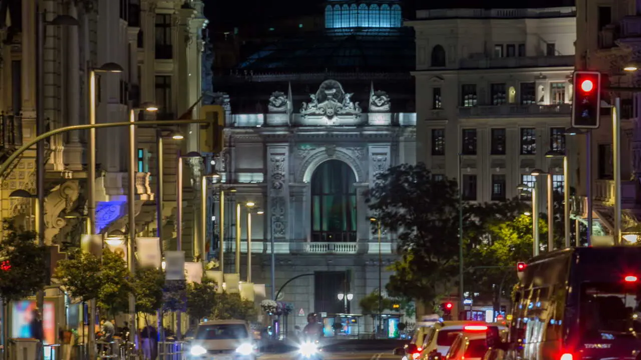 Imagen de la Gran V&iacute;a de Madrid. Depositphotos.