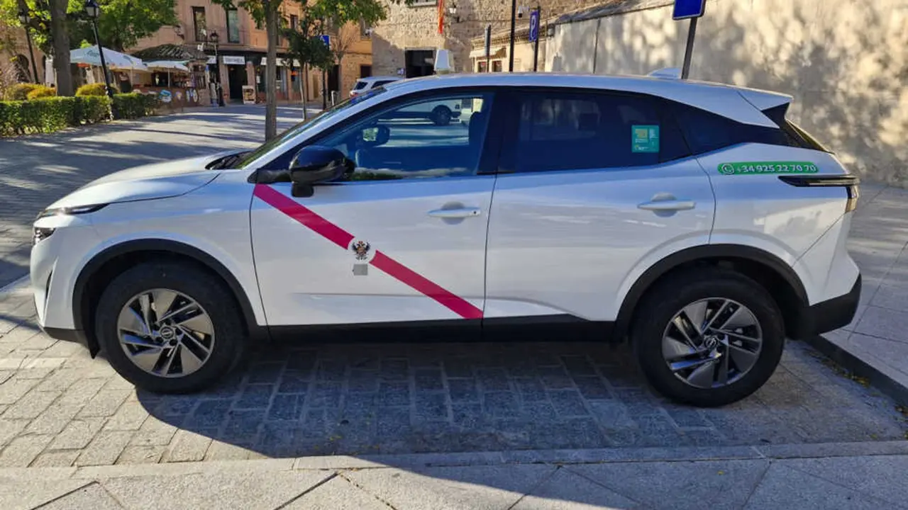 Imagen de un taxi de Toledo