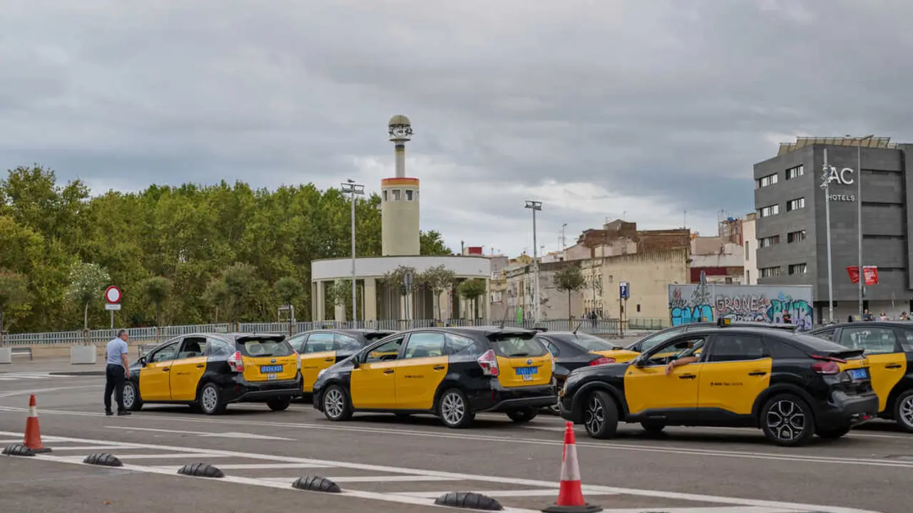 Taxis de Barcelona. Imagen: Depositphotos