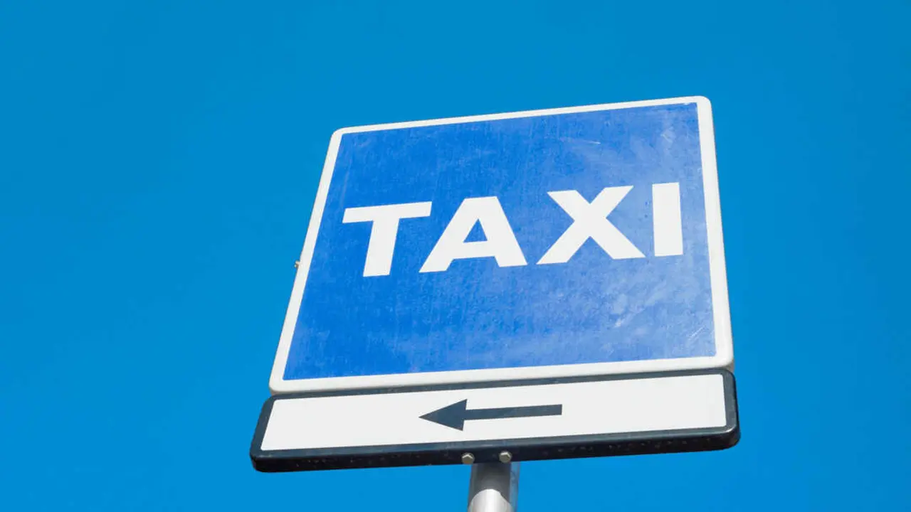 Se&ntilde;al de taxi Depositphotos