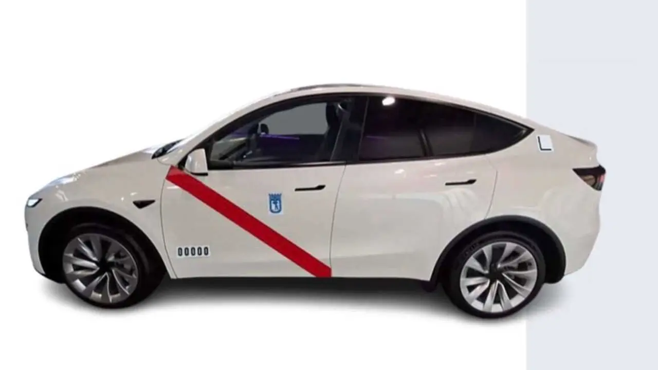 Nueva versi&oacute;n de Tesla Y para taxi madrile&ntilde;o