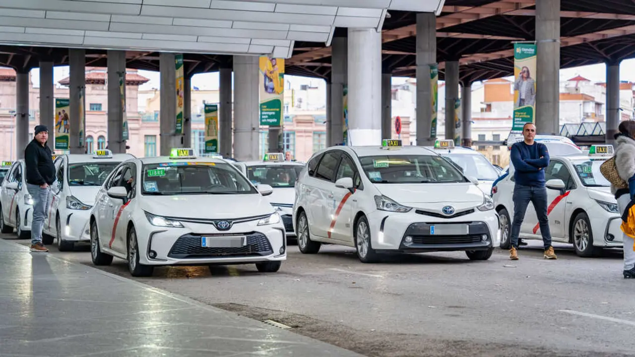 Zona de espera de taxis