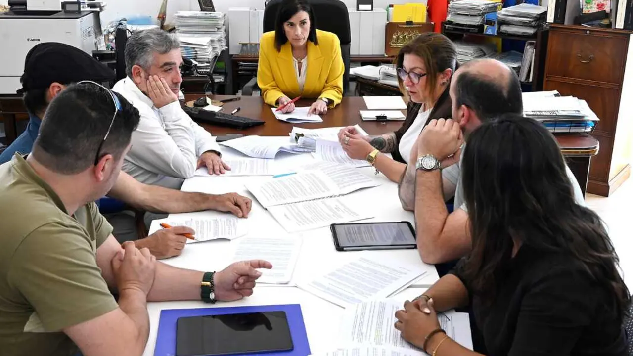 Grupo de trabajo del taxi. Imagen: Ayuntamiento de Santander