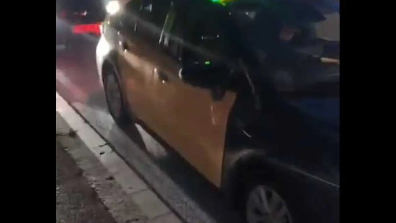 Captura del video de denuncia del usuario.